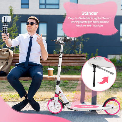 TENBOOM Cityroller Erwachsene – klappbar, Handbremse