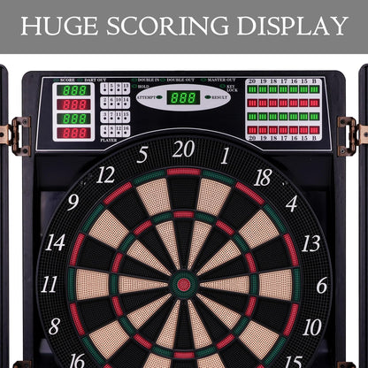 WIN.MAX Profi Set Elektronische Dartscheibe – 1-16 Spieler