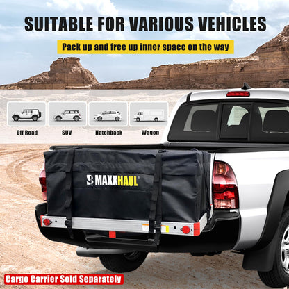 MaxxHaul 70209 Softshell-Gepäcktasche für Anhängerkupplung, schwarz