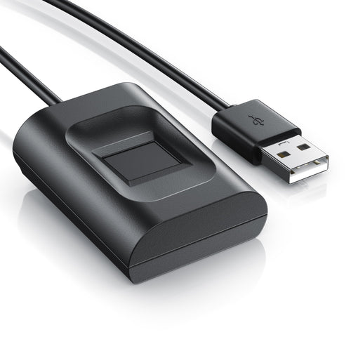 CSL USB Fingerabdrucksensor - Windows 8-11, 10 IDs, 360° Erkennung