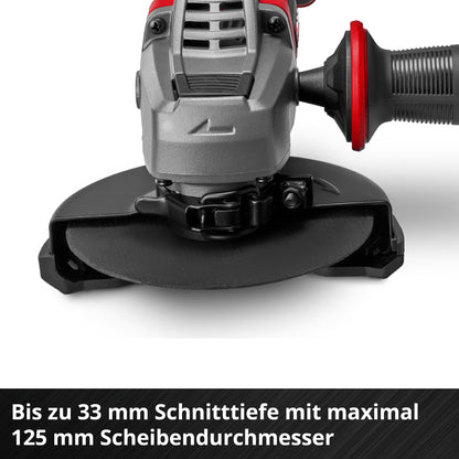 Einhell Professional TP-AG 18/125 CE Q Li Akku-Winkelschleifer - Set
