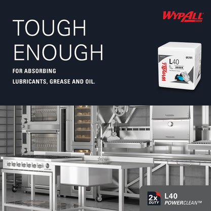 WYPALL* L40 7471 Wischtücher – 1-lagig, weiss, Grossgebinde