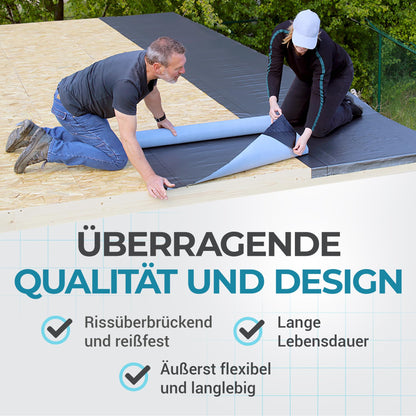 Ultiness KSK Dachbahn Aluminium selbstklebend - Silbergrau 5x1m