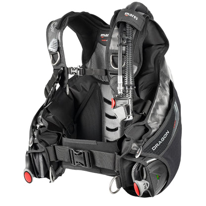 Mares Dragon SLS Tauchweste Unisex Mehrfarben Grösse M. Mehrfarbige Jacket-BCD zur Auftriebskontrolle beim Tauchen, mit integrierten Bleitaschen.