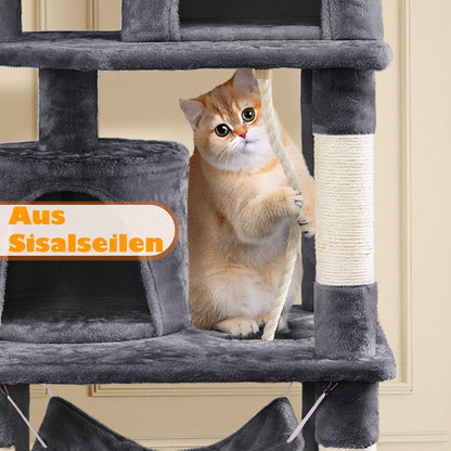 Yaheetech Kratzbaum gross XL 158cm Katzenkratzbaum - Dunkelgrau