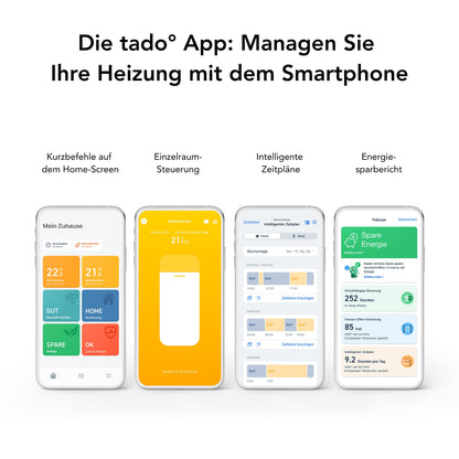 tado° Smartes Heizkörperthermostat Einzelraumsteuerung – 3er-Pack