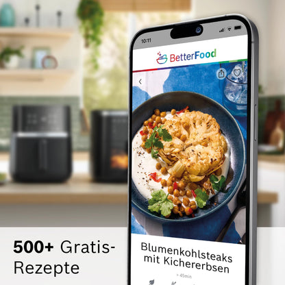 Bosch Heissluftfritteuse Serie 4 MAF462C0 Air Fryer 6,1 L creme