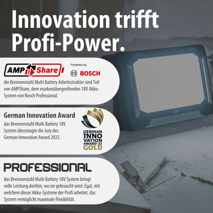 Brennenstuhl Baustrahler LED Hybrid Multi Battery 10050 MH 100W