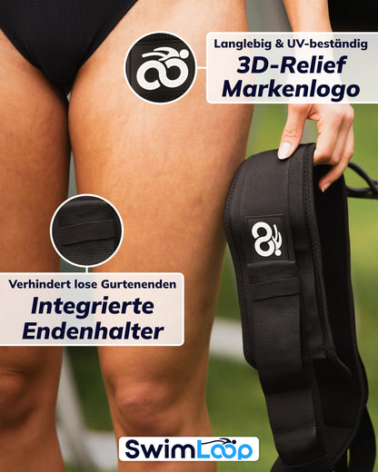 SwimLoop Schwimmgurt Schwimmtrainer mit Schwimmseil für kleine Pools