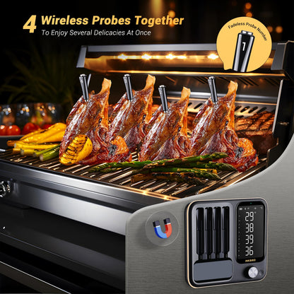 Inkbird INT-14-BW Kabelloses Fleischthermometer mit WiFi und Bluetooth