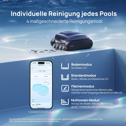 Beatbot AquaSense 2 Akku Poolroboter – Boden & Wand Reiniger