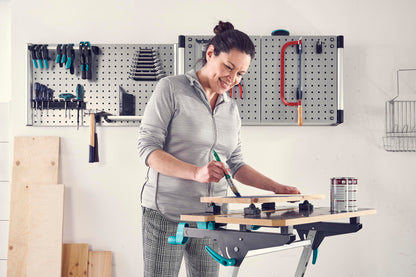 wolfcraft Master 650 Ergo Spann- und Arbeitstisch - Höhenverstellbar