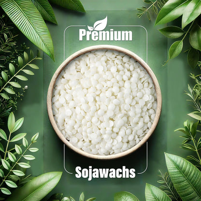 VEGISHINE Sojawachs Granulat für Kerzenherstellung, 5 kg