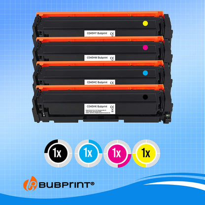 Bubprint Canon 045H Kompatibel Toner 4er Set