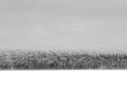Esprit Home Alice Moderner Hochflor Teppich 200cm rund grau
