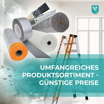 Scorprotect Abdeckvlies selbsthaftend Bodenschutz - 1m x 50m 140g/m² Weiss