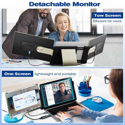 KEFEYA Triple Portable Monitor Laptop Erweiterung – 15.6" FHD