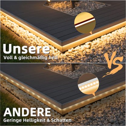 Lamomo LED Streifen 20M Warmweiss Dimmbar Wasserdicht