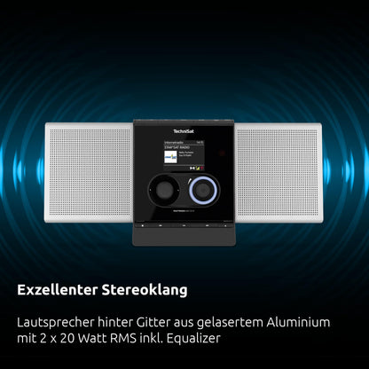 TechniSat MULTYRADIO 600 CD IR Internetradio - Silber/Schwarz