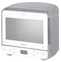 Bauknecht MW 39 WSL Mikrowelle mit Grill und Crisp-Funktion, 13 L in Weiss/Silber