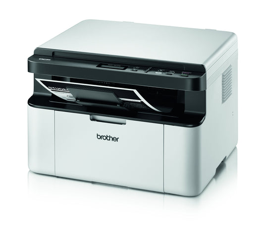 Brother DCP-1610W Multifunktionsdrucker - Monochrom Laser WLAN: Schwarzes, kompaktes Gerät zum drahtlosen Drucken, Scannen und Kopieren von SW-Dokumenten.