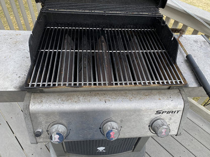 GFTIME 7527 Grillrost Edelstahl 44,4 x 30 cm für Weber Spirit, 2 Stück
