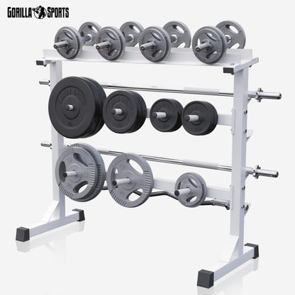 GORILLA SPORTS® Gewichteständer Hantelablage 3 Ebenen 30mm 400kg