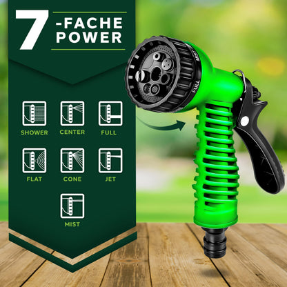 TRESKO flexiSchlauch Flexibler Gartenschlauch 45 m dehnbar