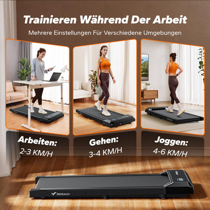 MERACH Walking Pad 3-in-1 Laufband – Kompakt, Leise & App-Steuerung