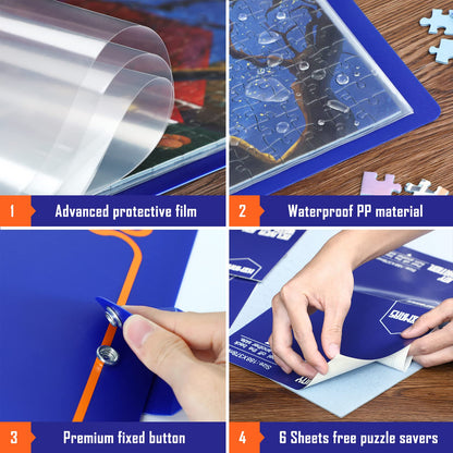 HXMARS Puzzle-Aufbewahrungsordner 1000 Teile - Tragbar