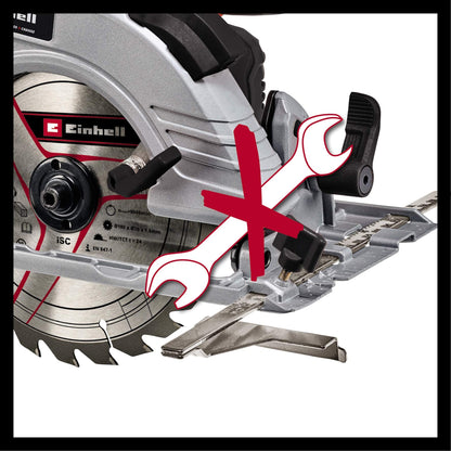 Einhell Akku-Handkreissäge TE-CS 18/190 Li BL – 190mm Set