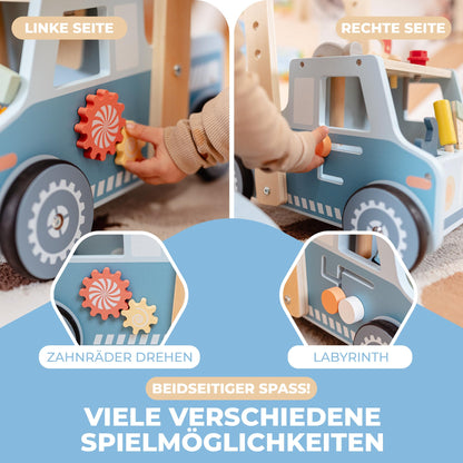 Entdeckerland Lauflernwagen 3-in-1 Motorikspielzeug Holz