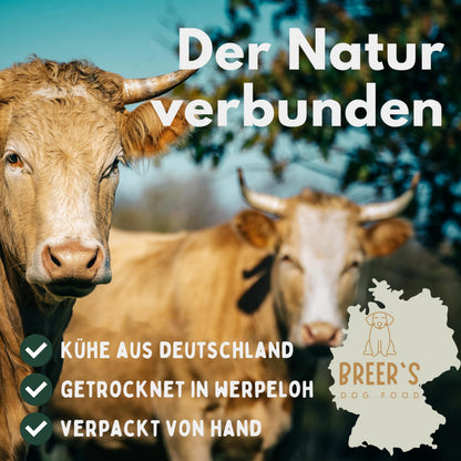 TIER HELDEN Rinderkopfhaut getrocknet für Hunde, 25 cm, 2 kg