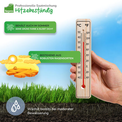Rasensamen Trockenresistent & Schatten – 20 kg schnellkeimend