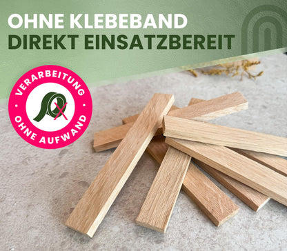 KERACRAFT KeraBlocks Holzklötzchen Eiche 588 Stück 160x22x8mm