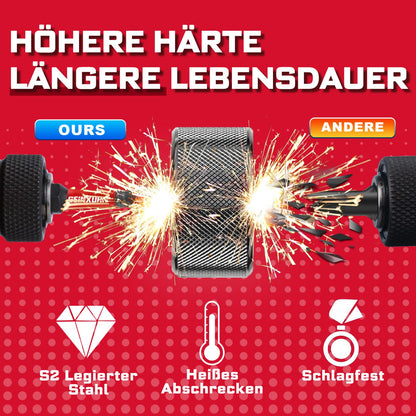 GEINXURN Schraubendreher-Bits Set 180-teilig, S2-Stahl, magnetisch