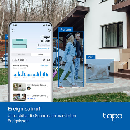 Tapo H500 HomeBase – 16GB Speicher, Matter-kompatibel
