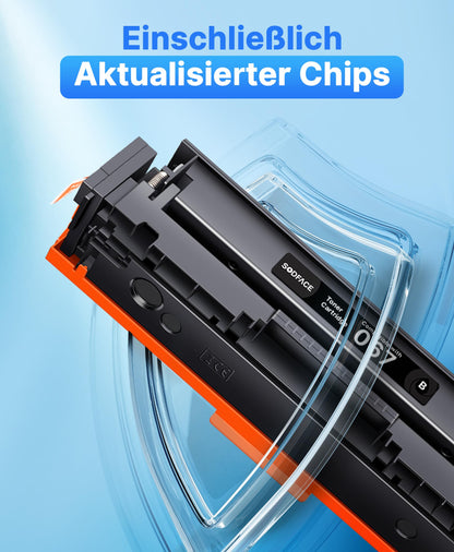 SODFACE 067 067H Toner Set kompatibel für Canon – 4er-Pack