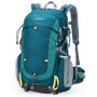 Mountaintop Wanderrucksack 40L mit Regenhülle, Blaugrün