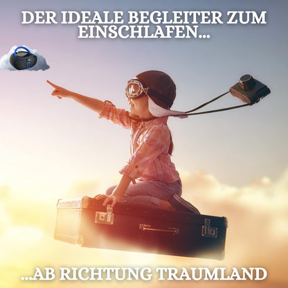 ecosa Tragbarer CD-Player Boombox mit UKW-Radio und USB, dunkelblau