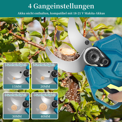 VKE Akku Ast- & Gartenschere 40mm kabellos – ohne Akku