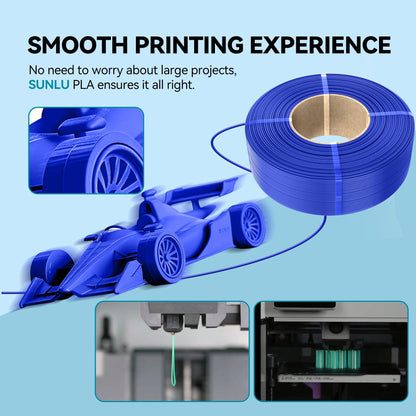 SUNLU PLA Nachfüllfilament 1,75 mm, 4 x 1 kg, 4 Farben