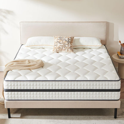 Twirest Taschenfederkern Matratze 140x200cm - H3 Mittel, rechteckig, weiß. Für ergonomischen Schlafkomfort dank punktelastischer Federung.