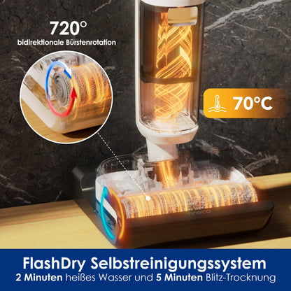 Tineco Floor One Stretch S6 Nass Trockensauger - 70°C FlashDry