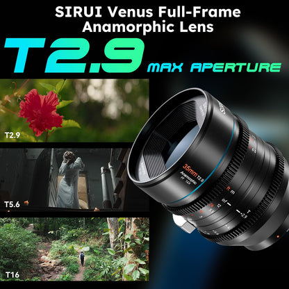 SIRUI 35mm T2.9 1.6X Vollformat Anamorphes Objektiv E-Mount