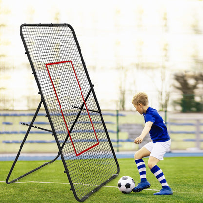LIANTRAL Volleyball Rebounder Netz 2,2 x 1,2 m, verstellbar, schwarz