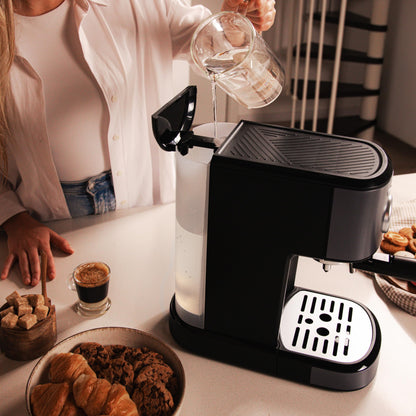 Cecotec Power Espresso 20 Pecan Steel Espressomaschine – Schwarz