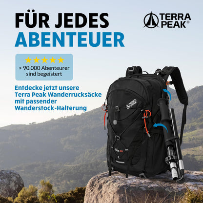 Terra Peak Wanderstöcke Teleskop Aluminium faltbar 110-135 cm