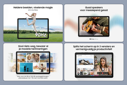 Samsung Galaxy Tab A9+ Android Tablet - SM-X210NZAAEUB
