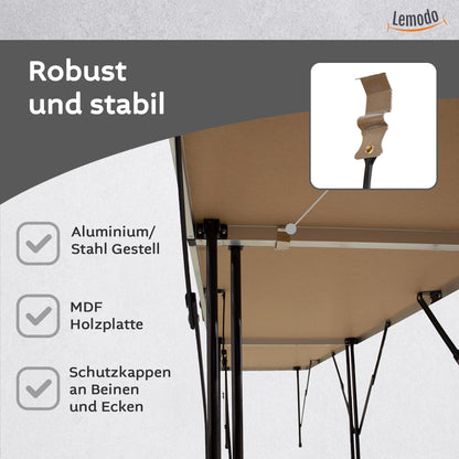 Lemodo Tapeziertisch 3-teilig klappbar – Multifunktionstisch 100x60 cm